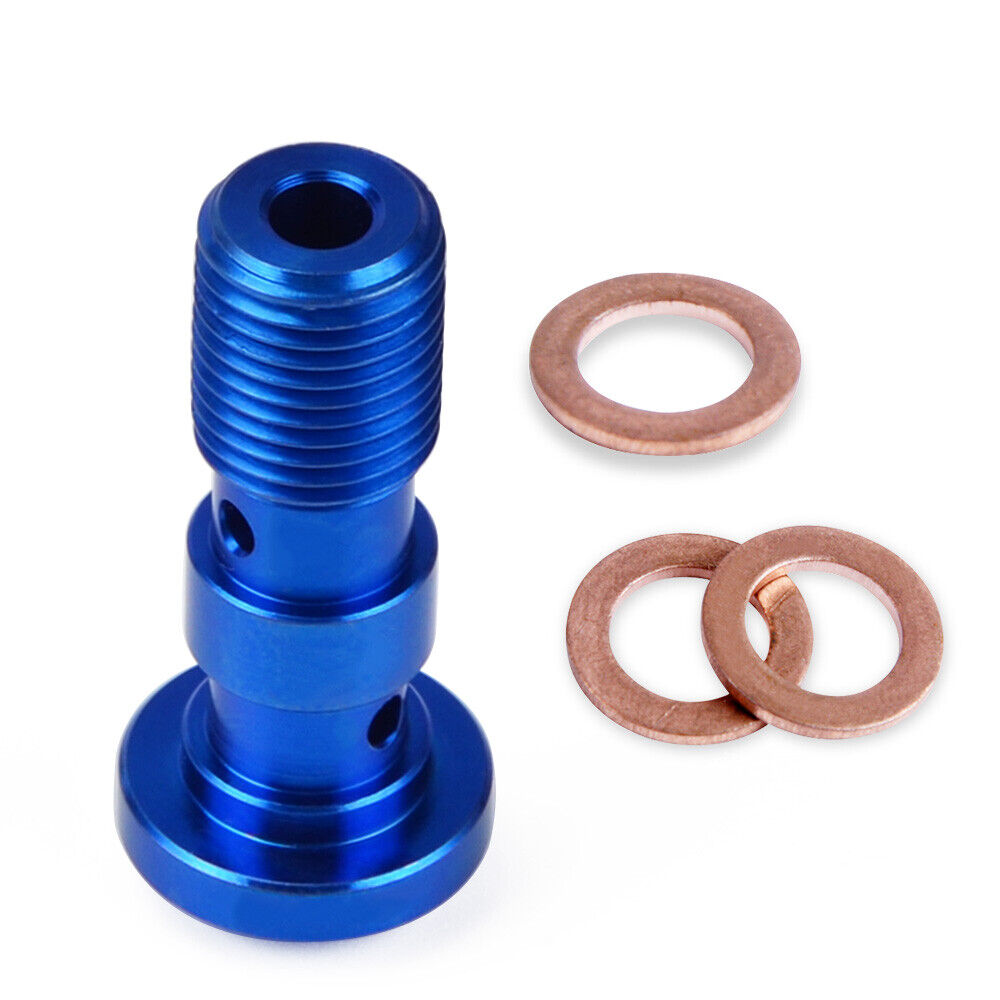 M10 X 1.0 Dual Brake Banjo Bolt Double Hole For APRILIA  RSV4 1000 BMW R1200GS KTM 1290 Super Duke