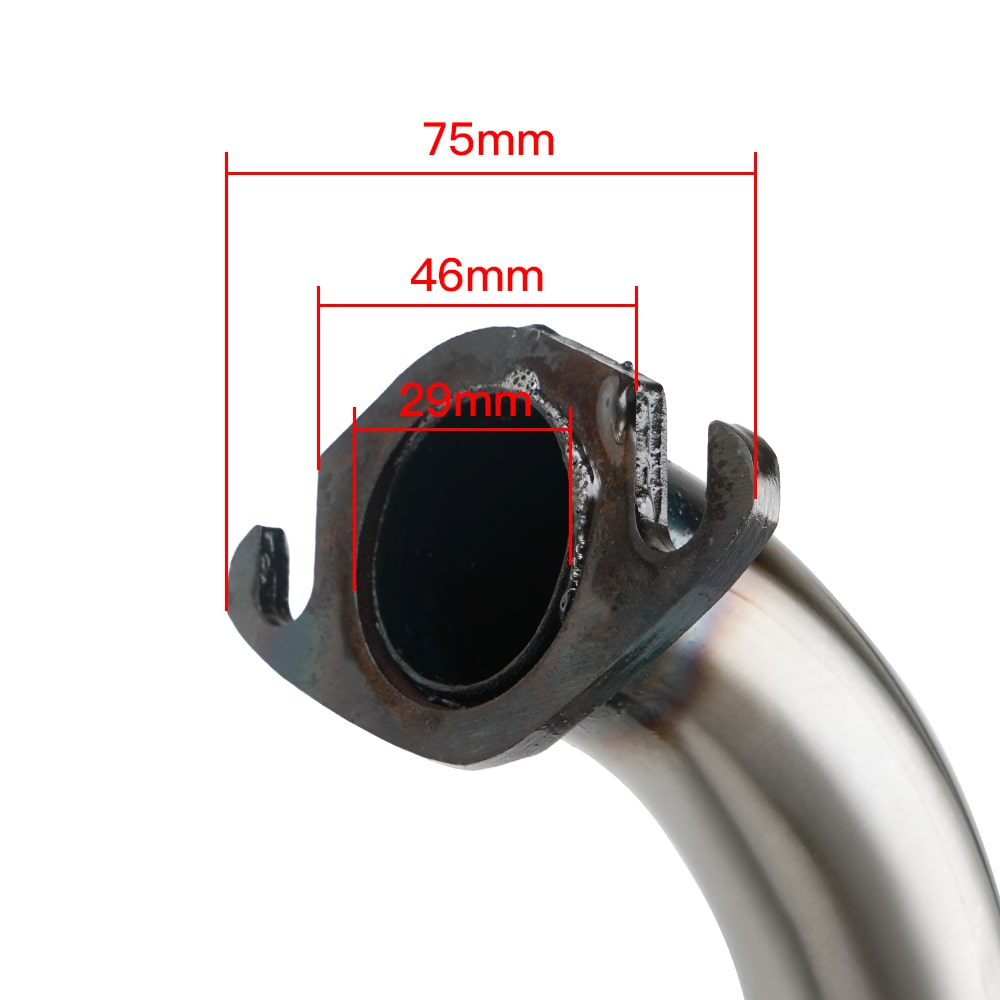 Performance Exhaust Muffler Pipe Kit For Honda DIO SA50 SR50 SK50 SYM DD50 Kymco ZX DJ