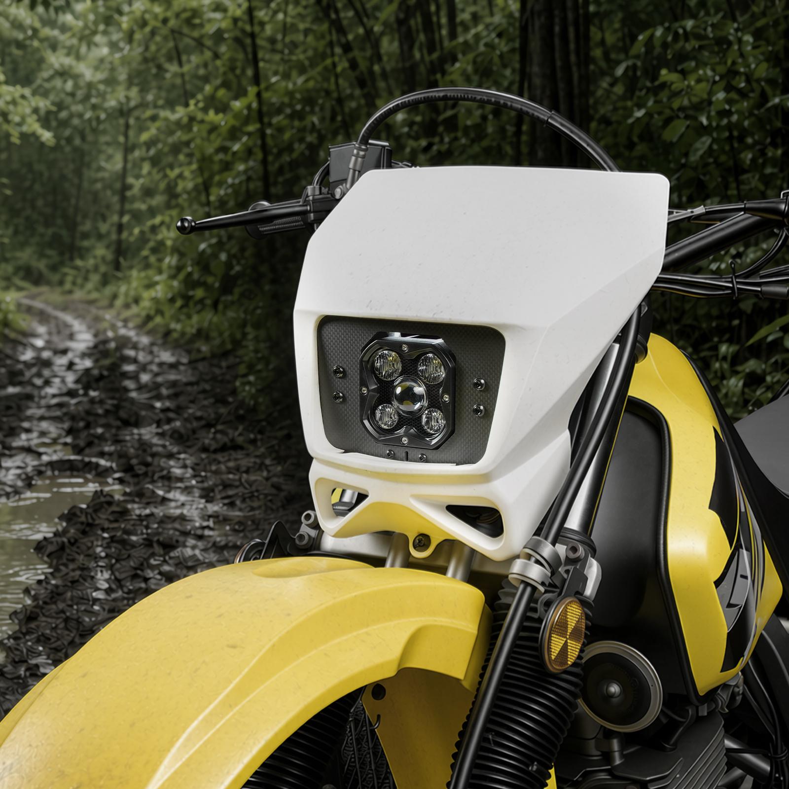 Plug-and-Play LED Headlight For Suzuki DR650S DR650SE 2001-2026