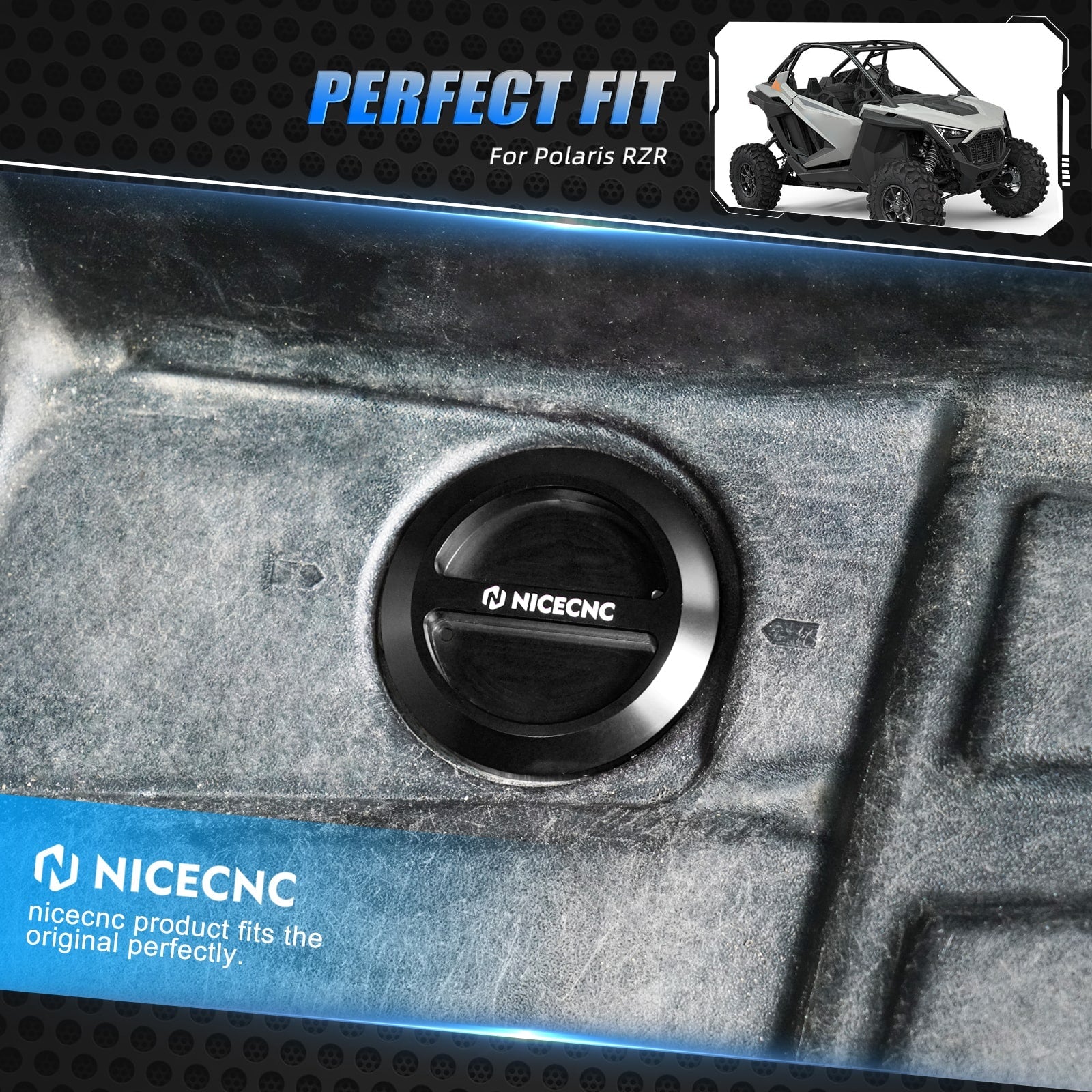 Upgraded UTV Twist Floor Drain Plugs For Polaris RZR XP 4 1000 Trail General 1000