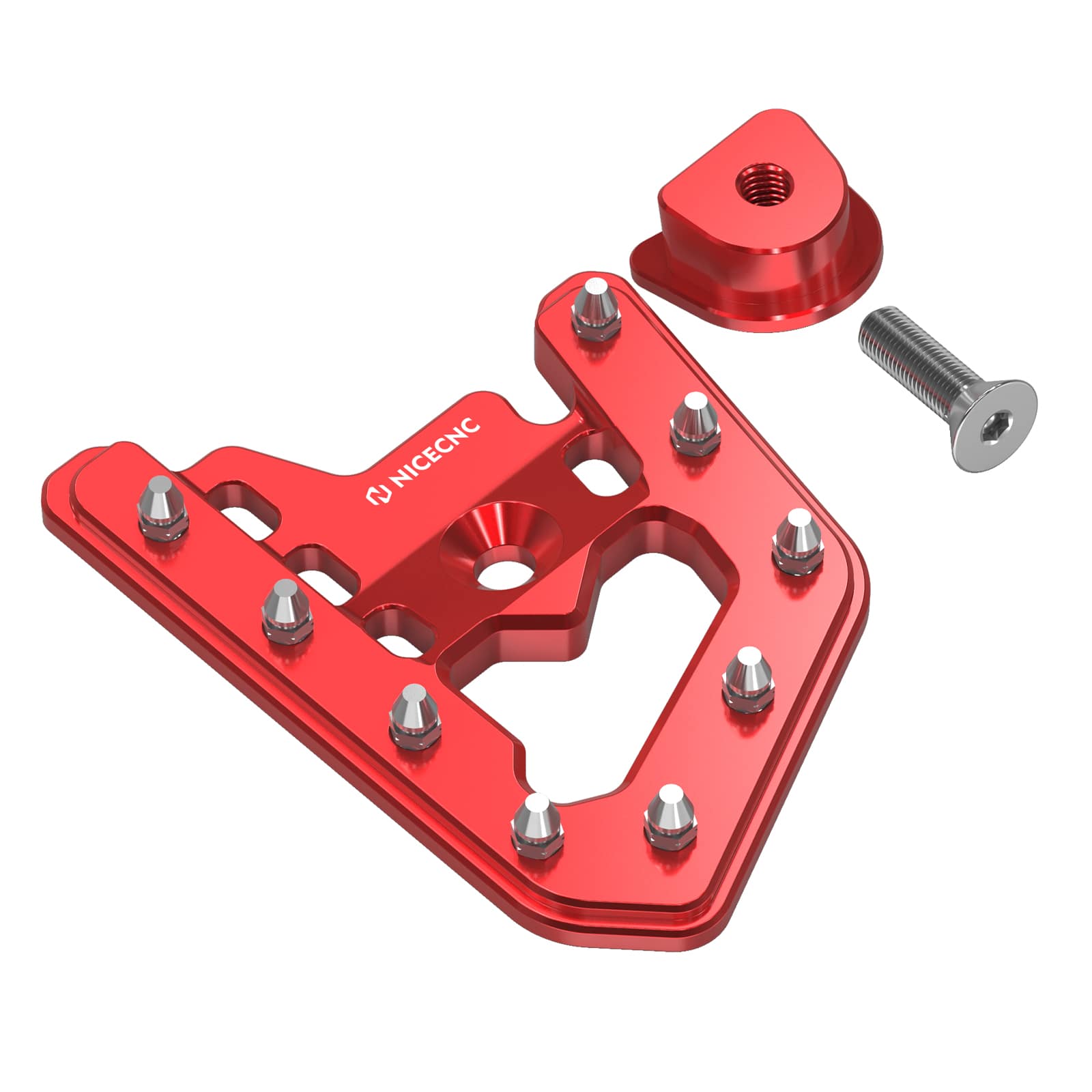 ATV Rear Brake Pedal Lever Extender Pad Tip For Yamaha Raptor 700 2006-2012