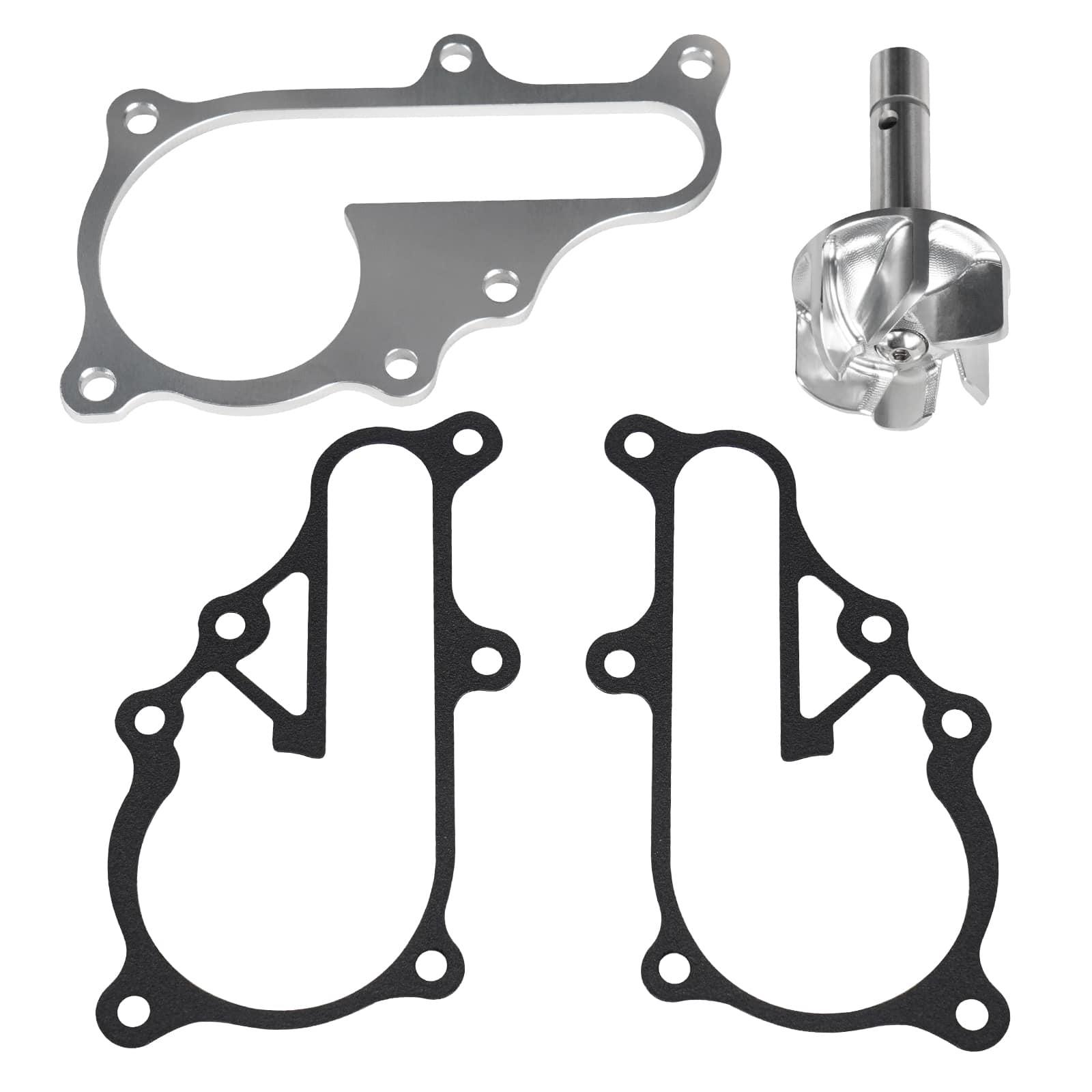ATV Water Pump Impeller w/Cover Gasket Assy Kit For Yamaha Raptor 700 R 2006-2026