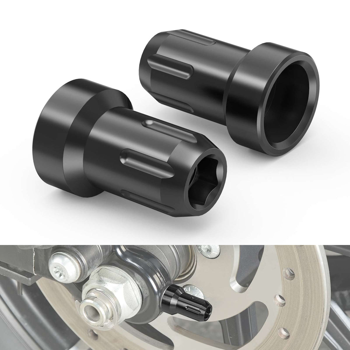 Rear Axle Adjuster for Harley Sportster Iron 883 1200 Forty Eight XL1200X