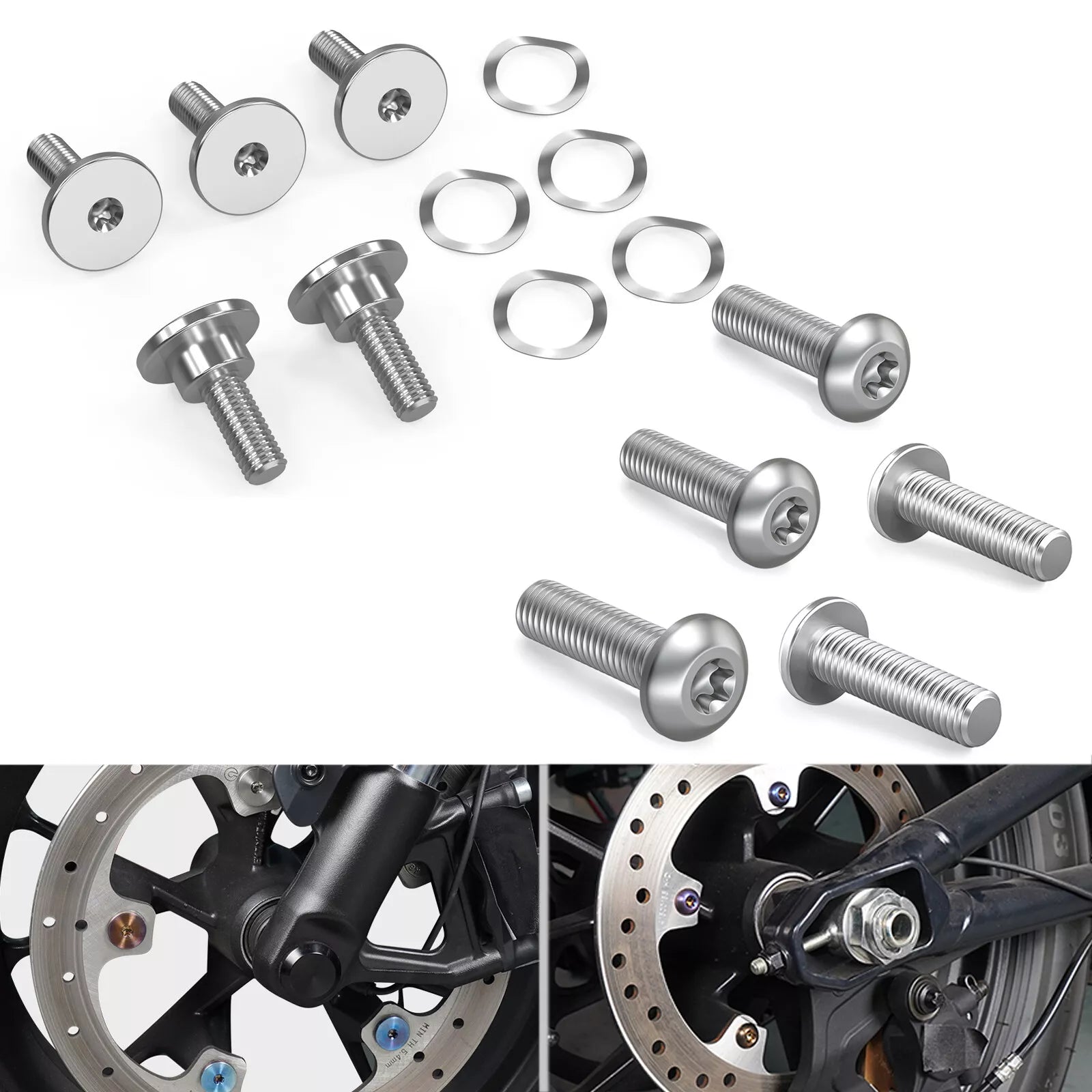 Rear Brake Rotor Disc Hardware Bolts For Harley Sportster S 1250 Pan America