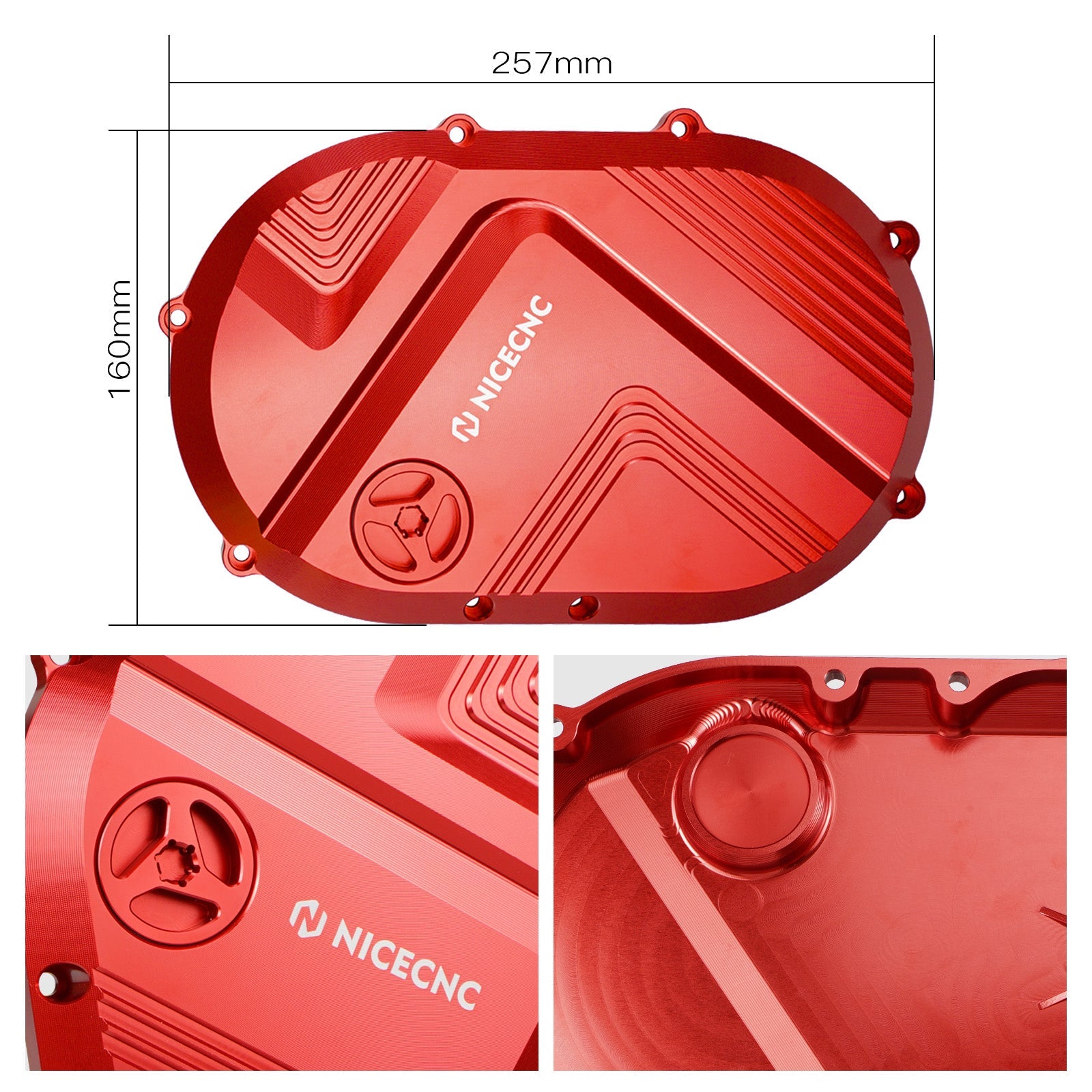 Left Right Motor Cover & Sprocket Chain Guard For Stark Varg MX / EX 2024-2025