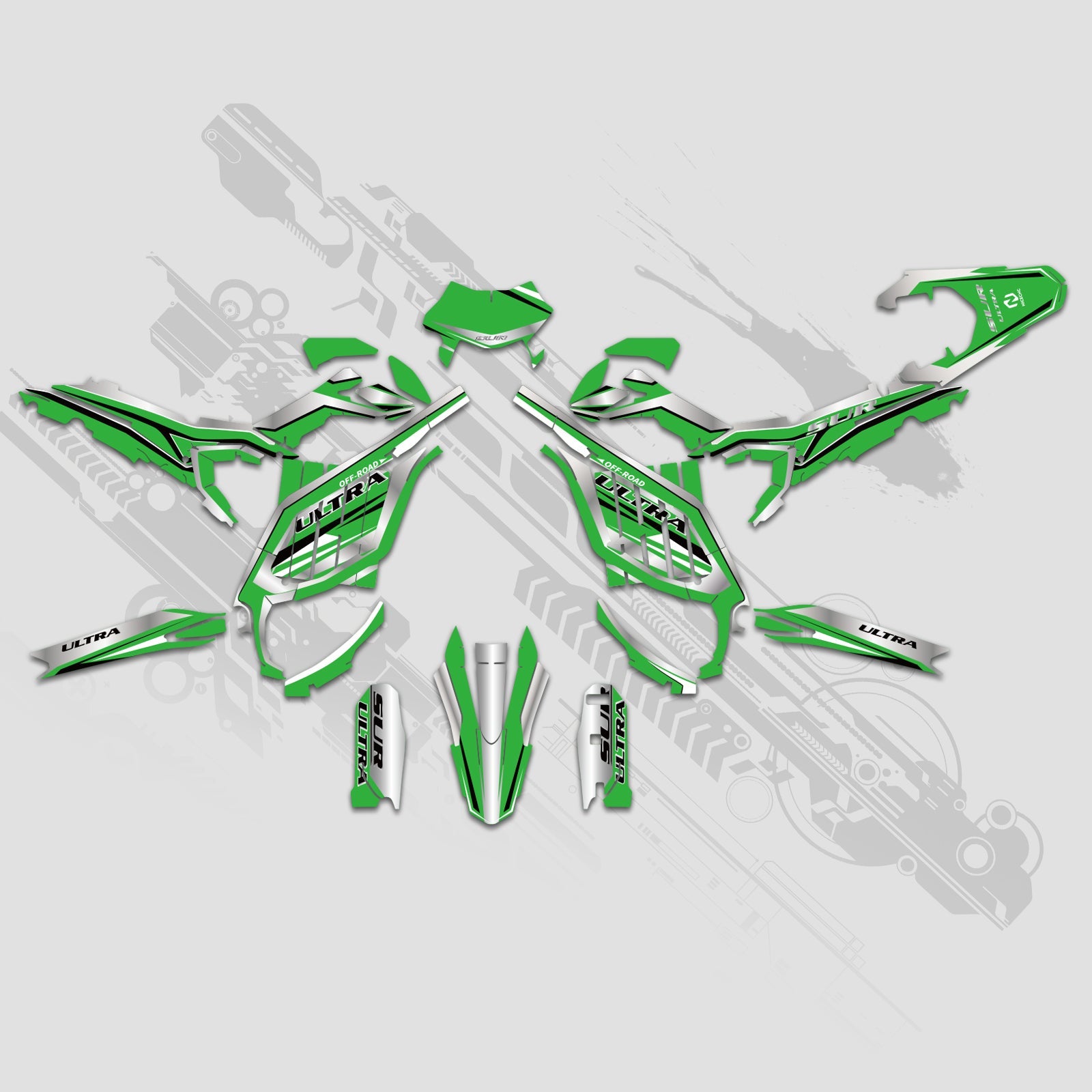 Motorcycle Full Graphics Decals Stickers Kit For Surron	Ultra Bee	ALL YEARS