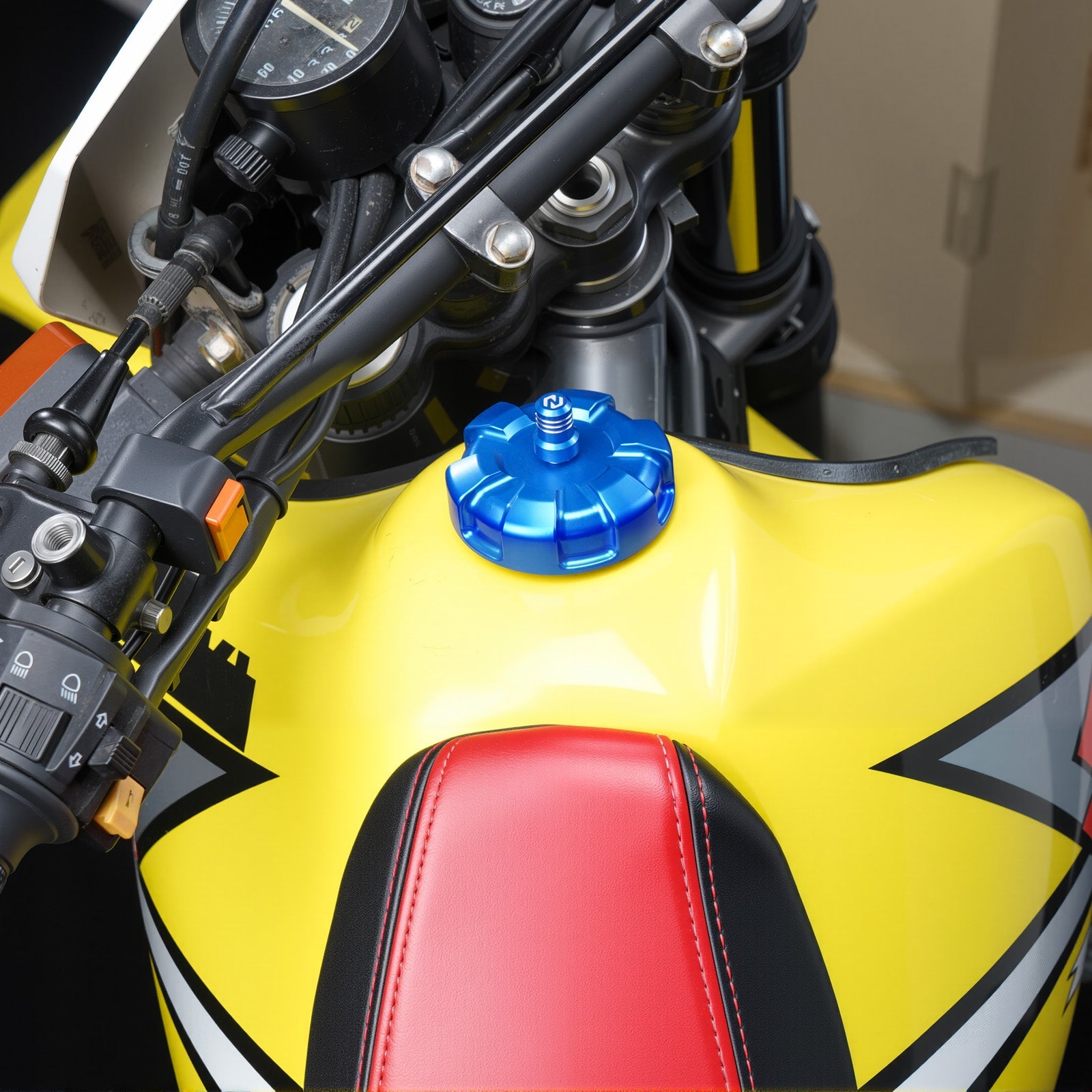 Vented Gas Tank Cap Cover For Suzuki DR650 S / SE 1996–2019