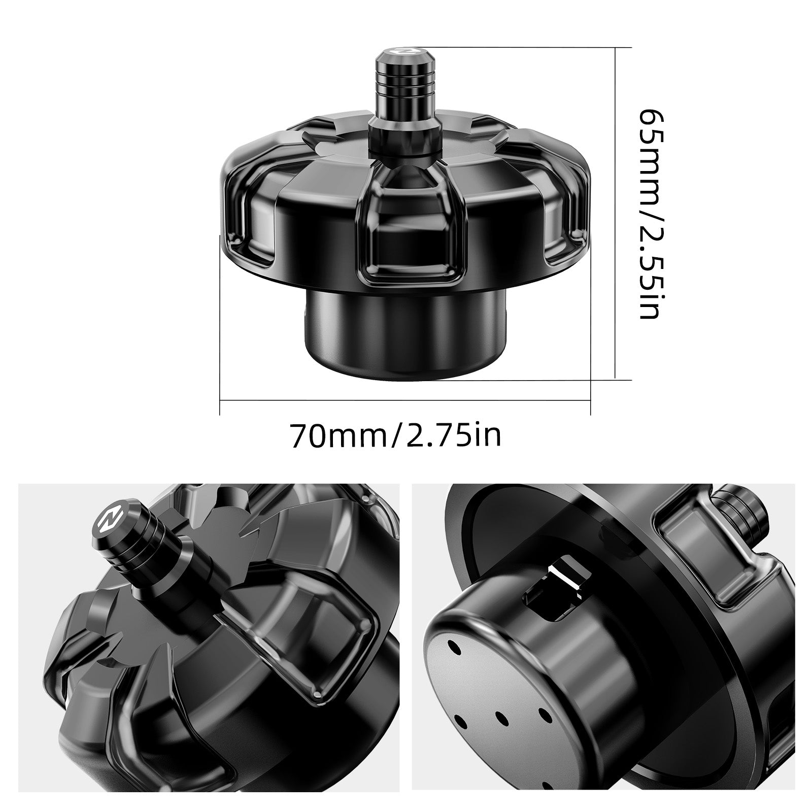 Vented Gas Tank Cap Cover For Suzuki DR650 S / SE 1996–2019