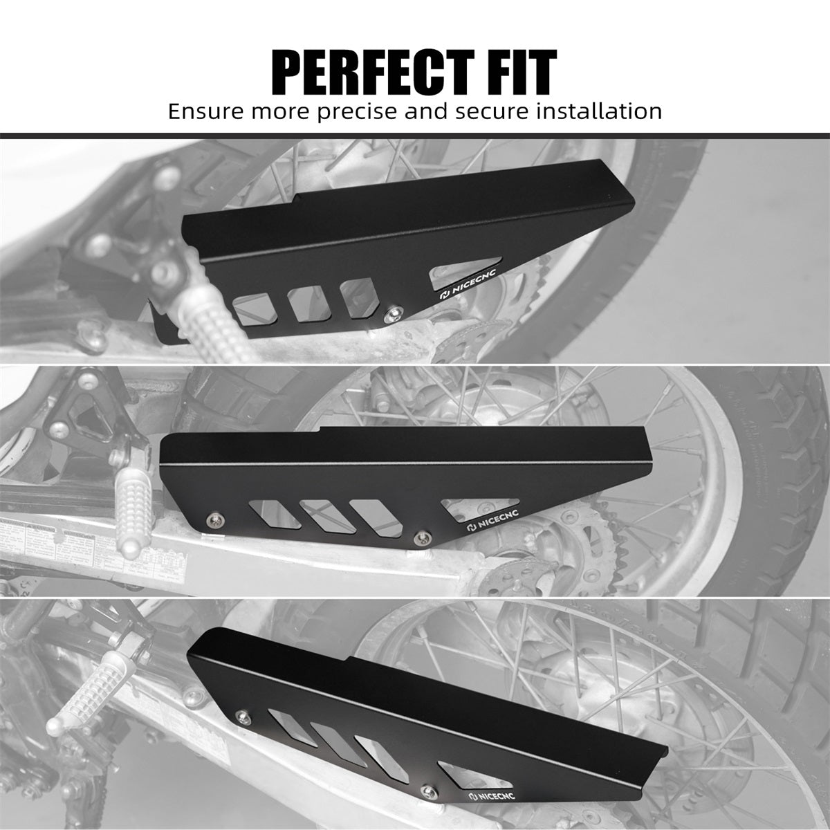 Rear Sprocket Cover Chain Guide Guard Protector For Suzuki DR650 S / SE