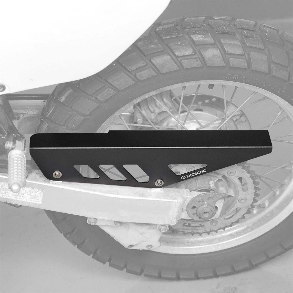 Rear Sprocket Cover Chain Guide Guard Protector For Suzuki DR650 S / SE