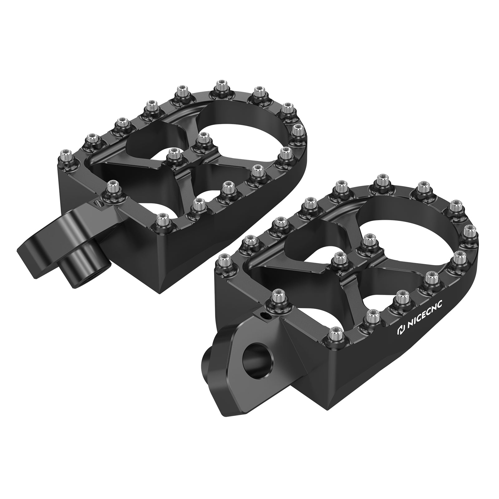 Enlarged Footpegs + Dual Control Rear Brake Pedal For Suzuki DR650 S / SE 1996-2025