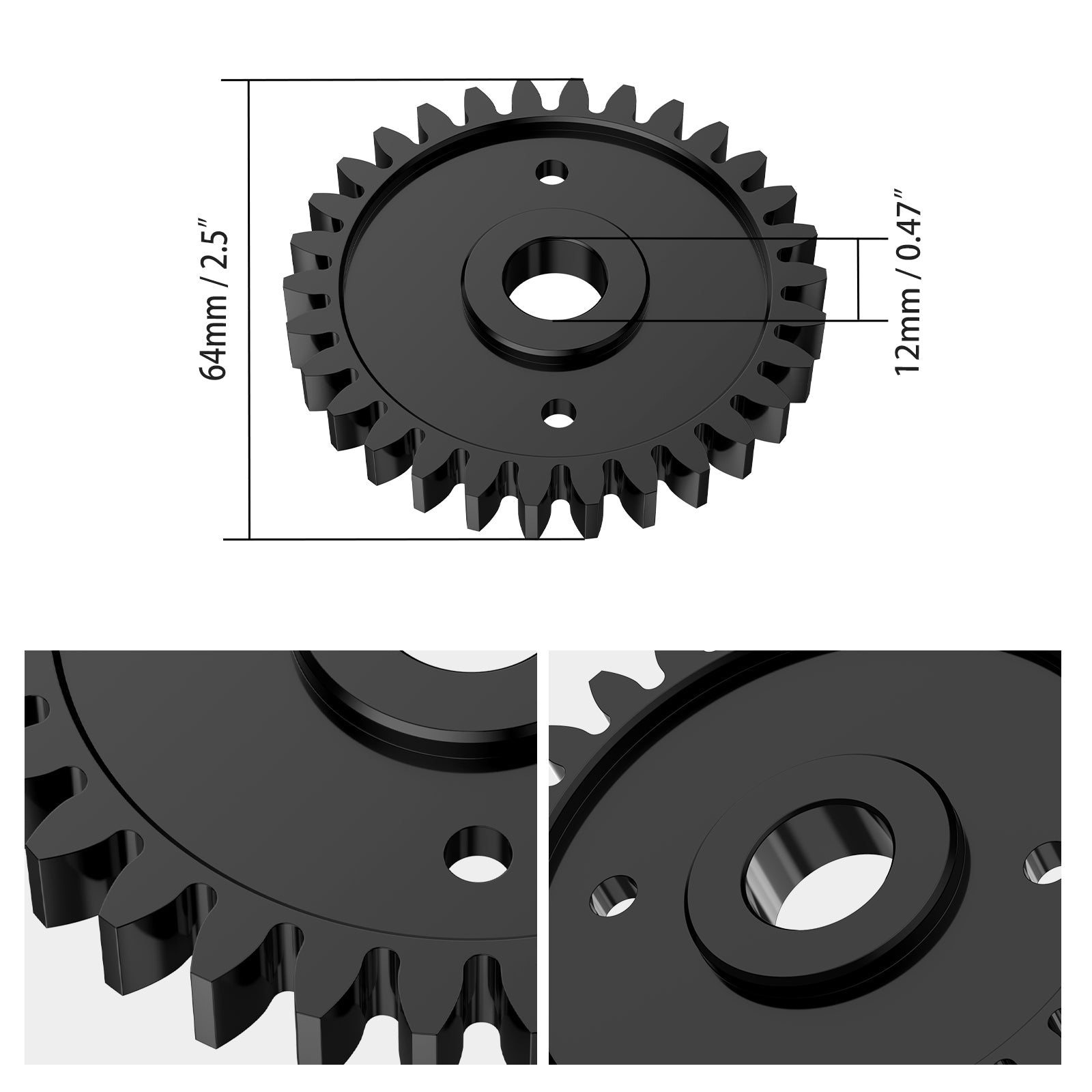 7075 Aluminum Engine Oil Pump Idler Gear CNC For Suzuki DR650 S / SE 1996–2025