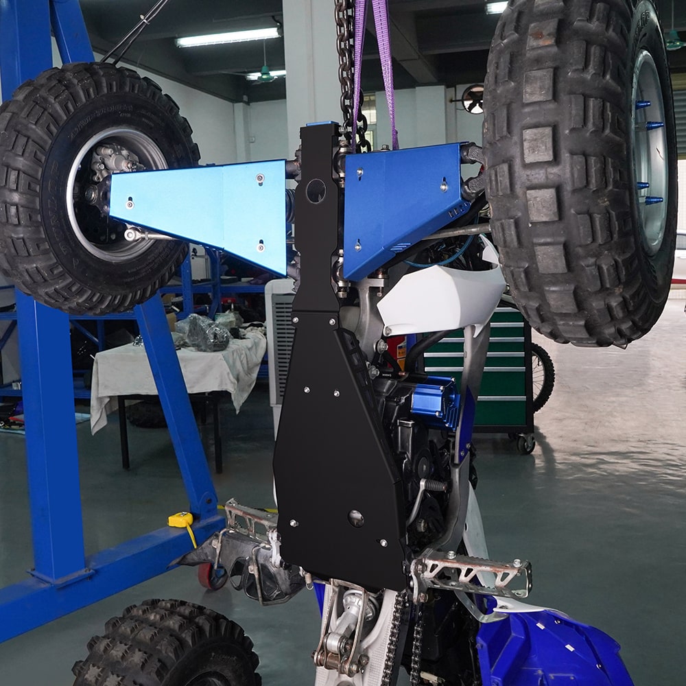 ATV Full Chassis Glide Swing Arm Skid Plate Guard For Yamaha YFZ450R 09-24