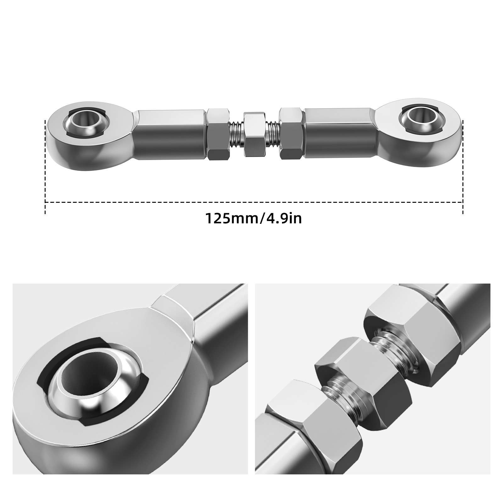 Swingarm Flex Reduction Chassis Stabilizer Kit for Harley Dyna Fat Bob Street Wide Glide 1999-2017