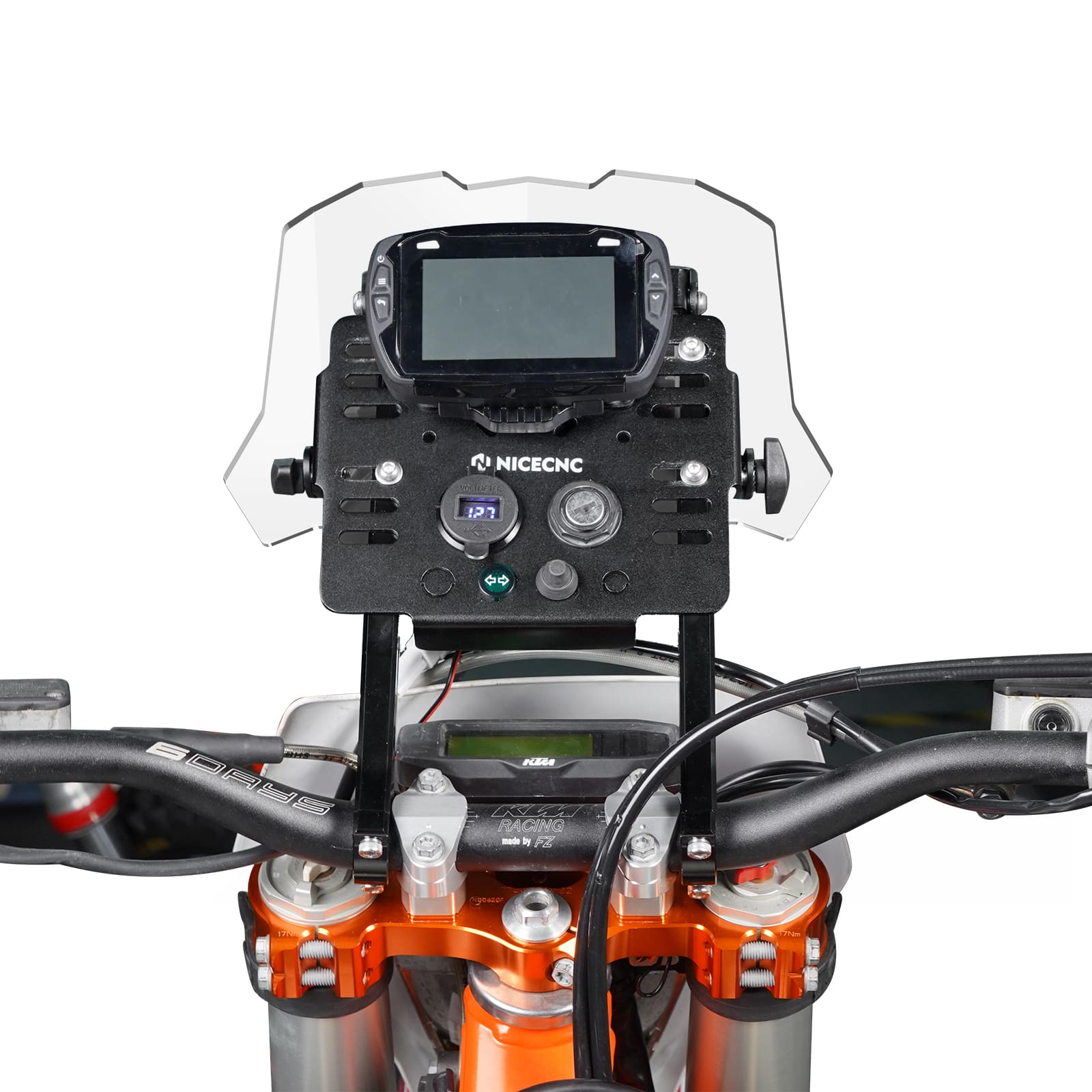 GPS Mount Mini Fairing Kit For Kawasaki KX 125 250 KXF250 KXF450