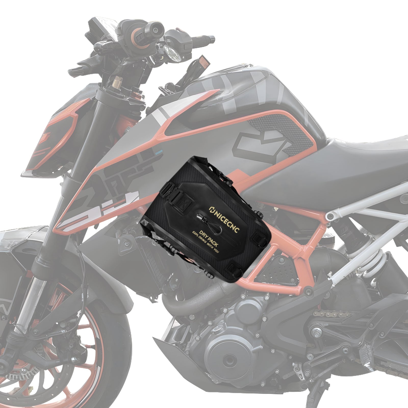 Universal Crash Bar Bag Motorcycle 7L Dry Luggage Bag(Only Ship to US)