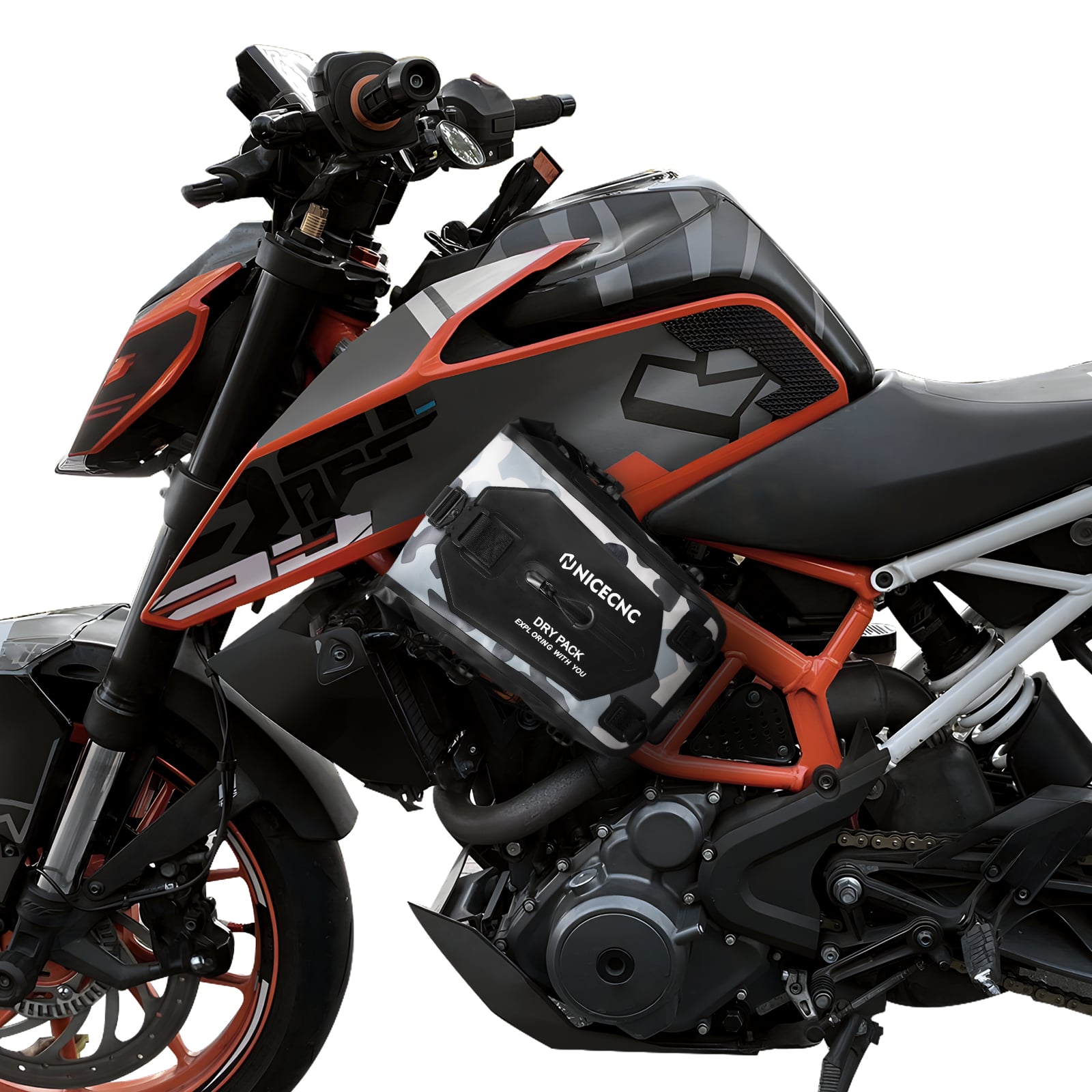 Universal Crash Bar Bag Motorcycle 7L Dry Luggage Bag(Only Ship to US)