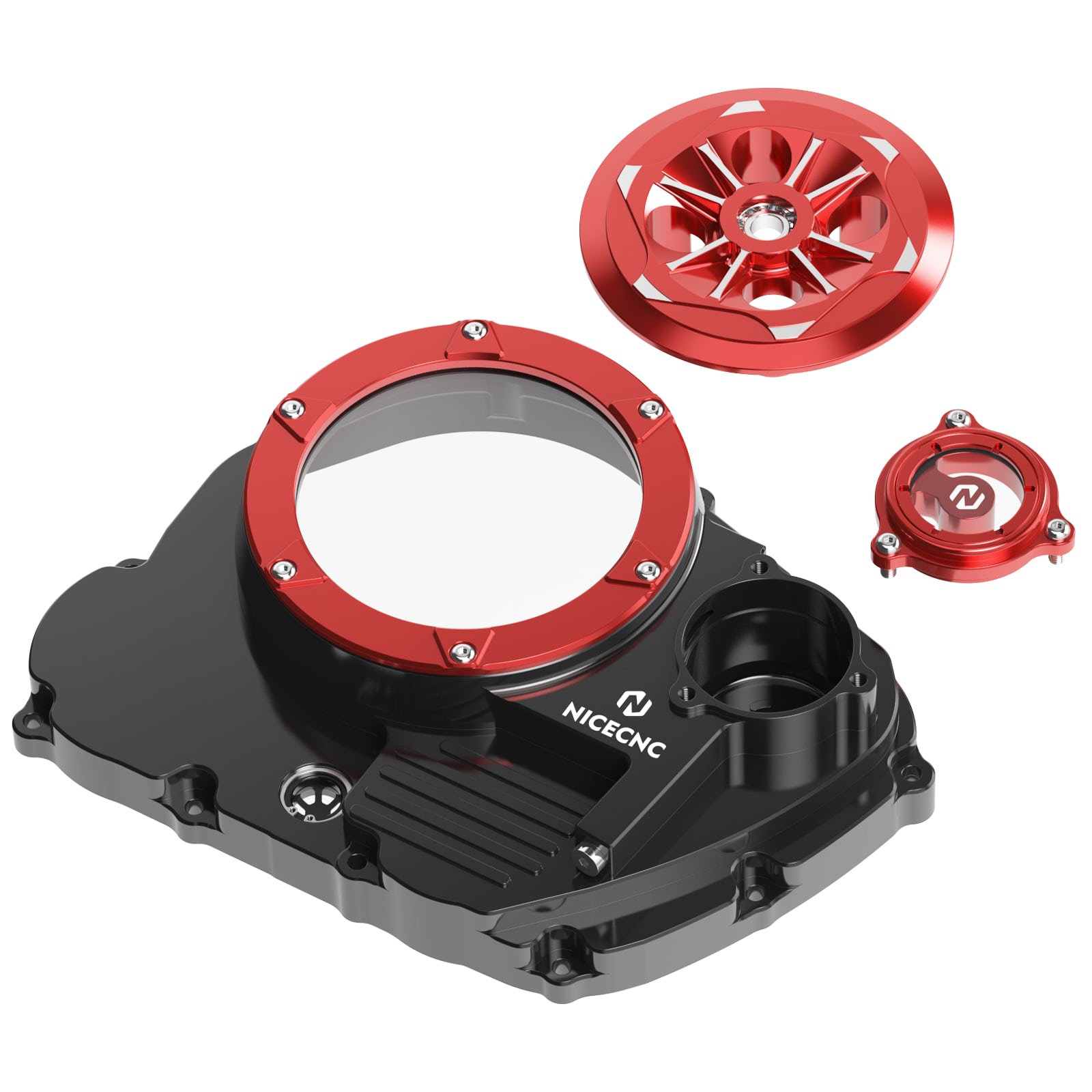 Transparent Right Engine Clutch Cover For Honda XR650L 1993-2025