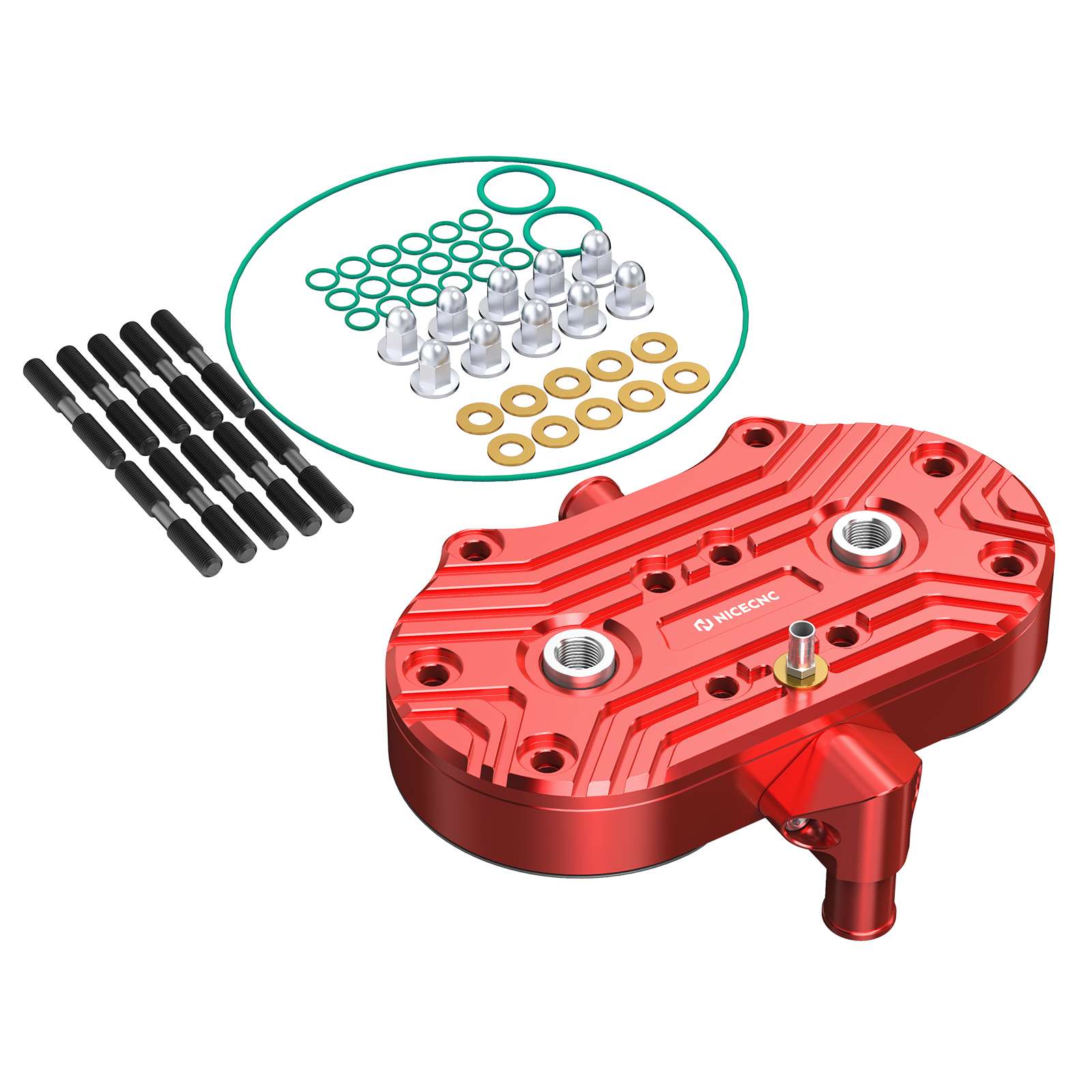 21CC Dome Finned Cylinder Head for Yamaha Banshee 350