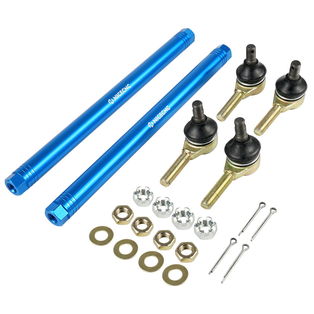 ATV Tie Rods w/Tie Rod Ends Ball Joints Kit For Yamaha Banshee Wolverine 350