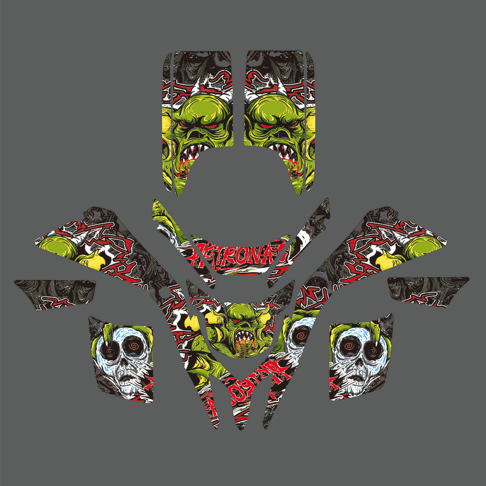 ATV Graphics Kit Decals Stickers For Yamaha Blaster 200 YFS200 1988-2006