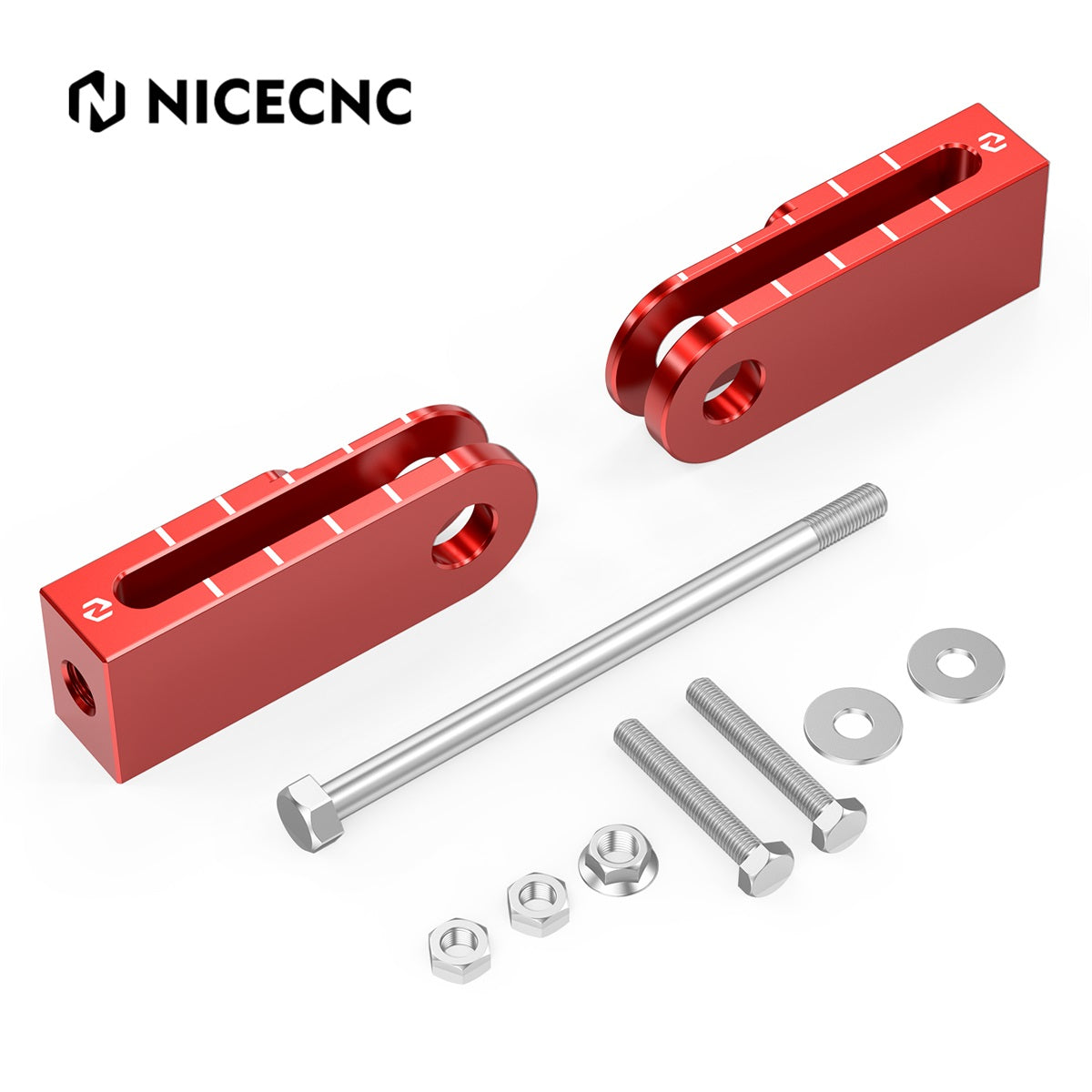 ATV Axle Blocks Chain Adjusters Puller Carrier For Yamaha Blaster 200