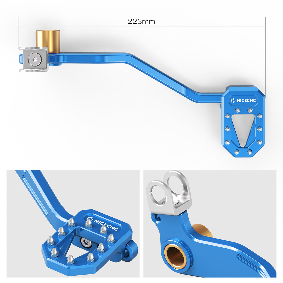ATV Multi-Position Adjustable Rear Foot Brake Pedal Lever For Yamaha Blaster 200