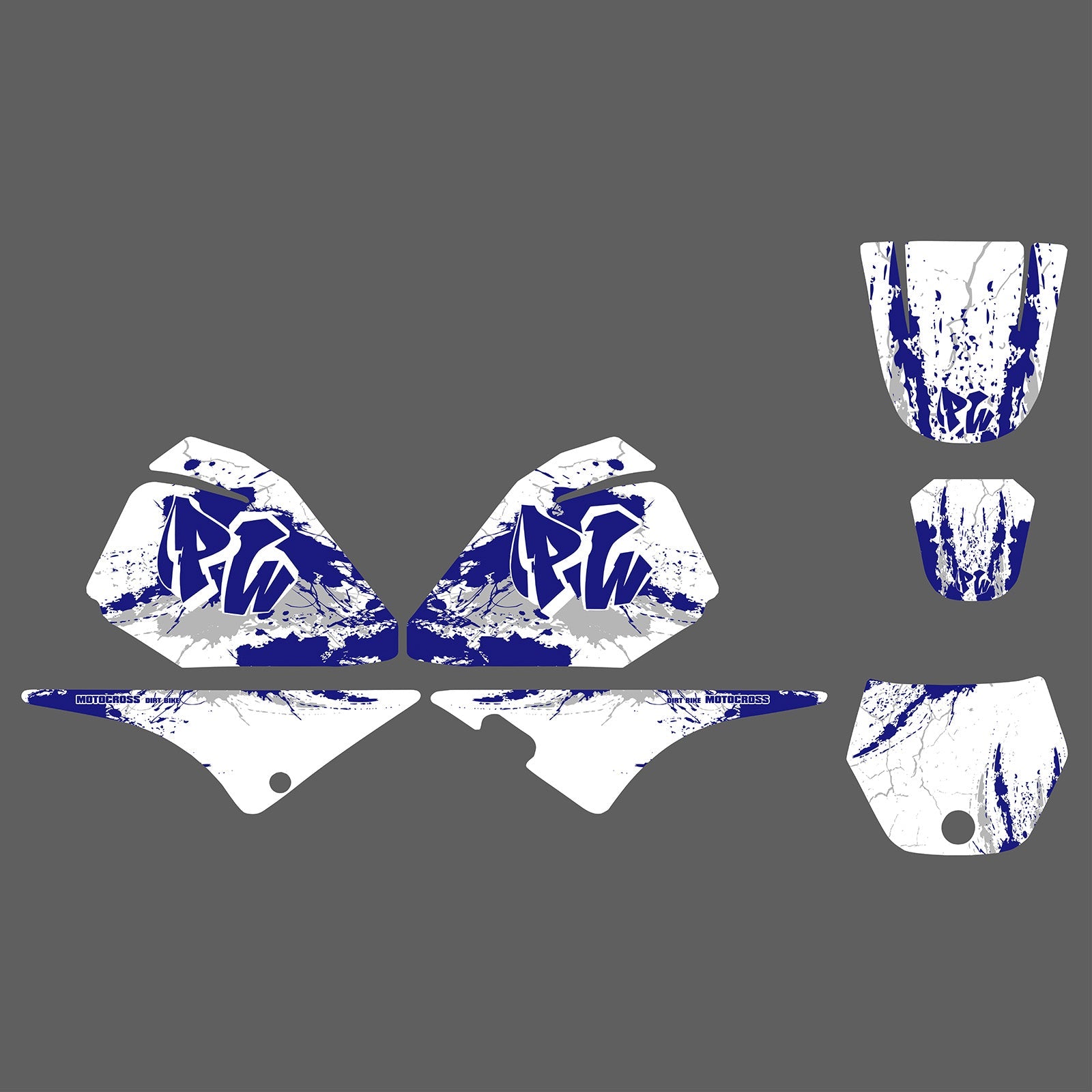 Motorcycle Full Graphic Decals Stickers Set For YAMAHA PW80 ALL YEARS