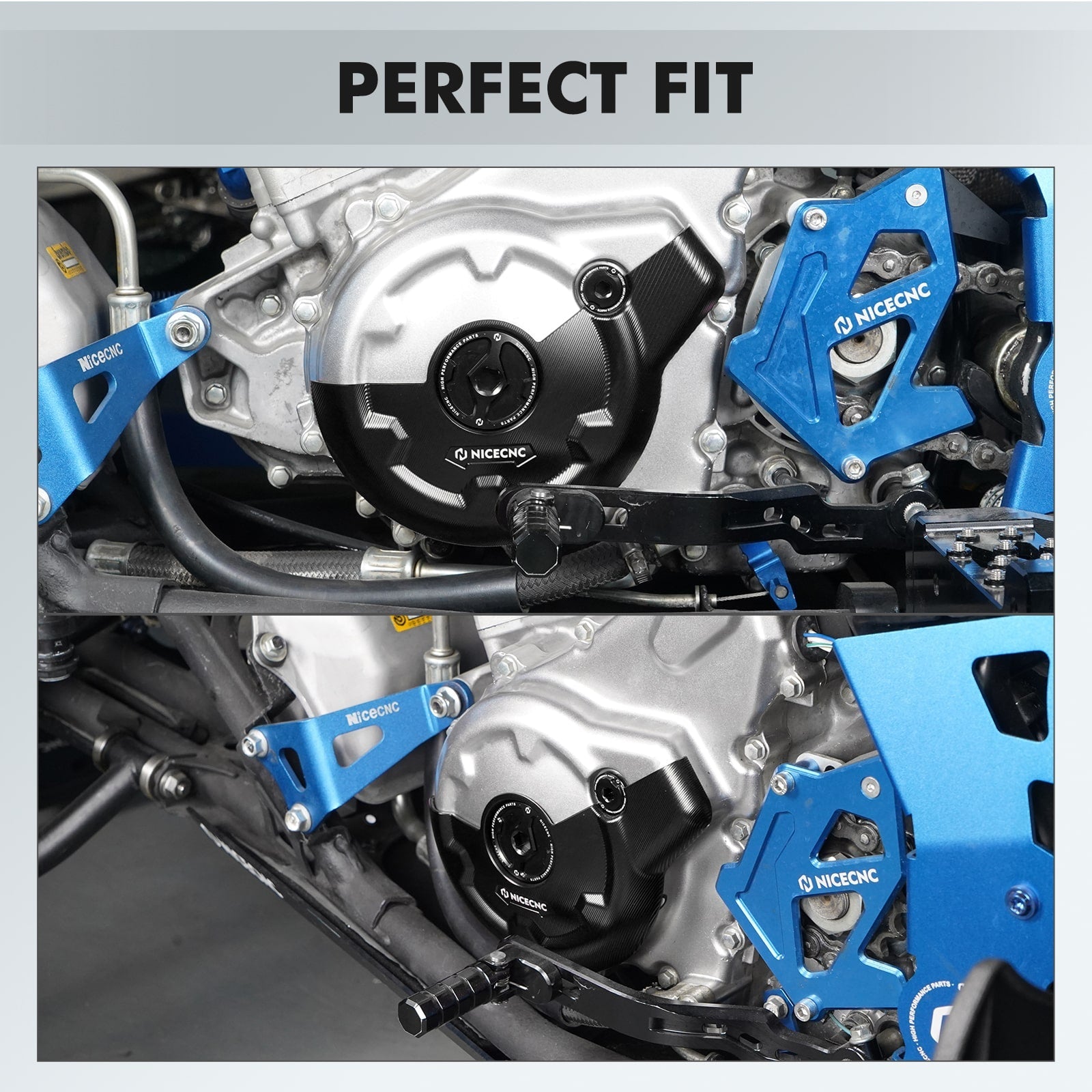 ATV Crankcase Cover & Engine Timing Plug Kit For Yamaha Raptor 700 R 2006-2026