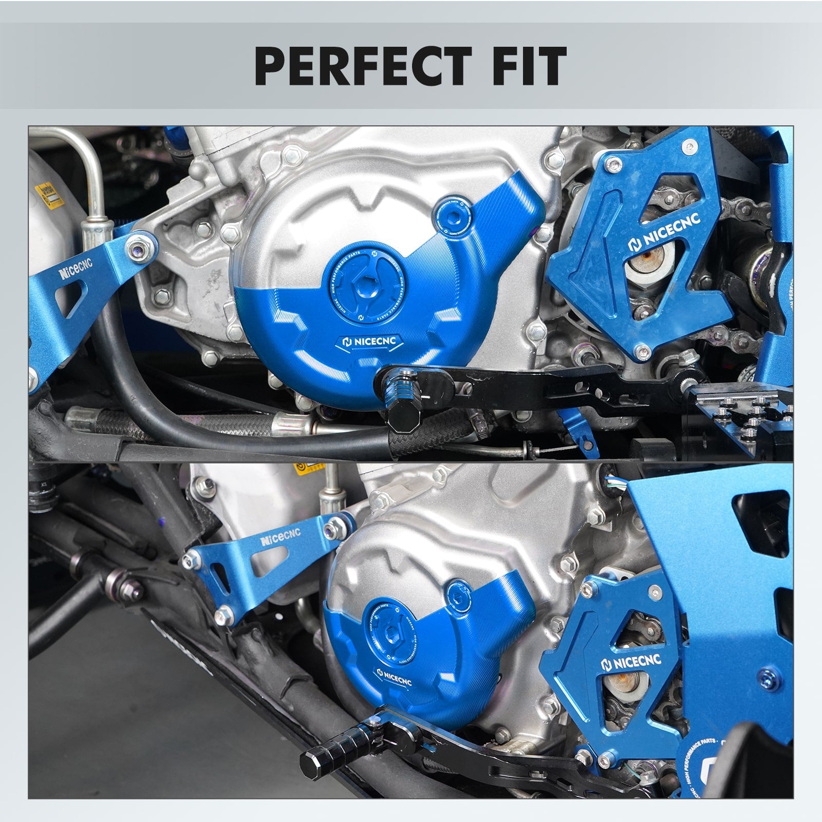ATV Crankcase Cover & Engine Timing Plug Kit For Yamaha Raptor 700 R 2006-2026