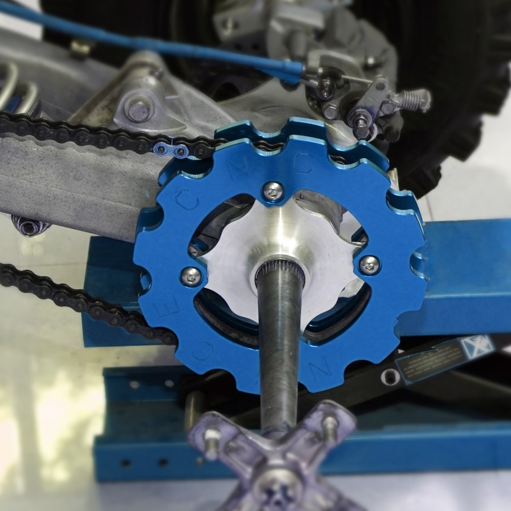 ATV Rear Dual Sprocket Guards Chain Protector For Yamaha Raptor 700 700R