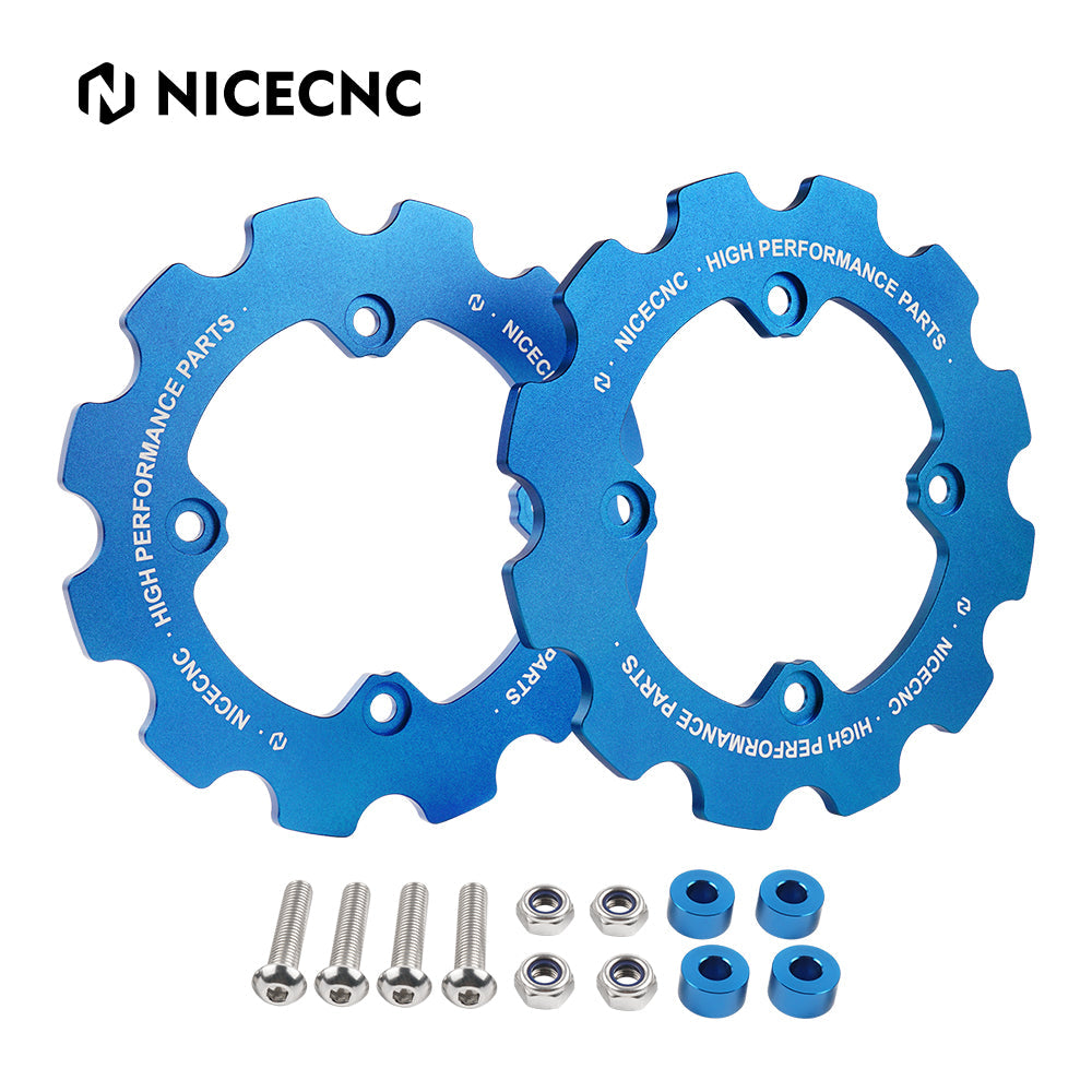 ATV Rear Dual Sprocket Guards Chain Protector For Yamaha Raptor 700 700R