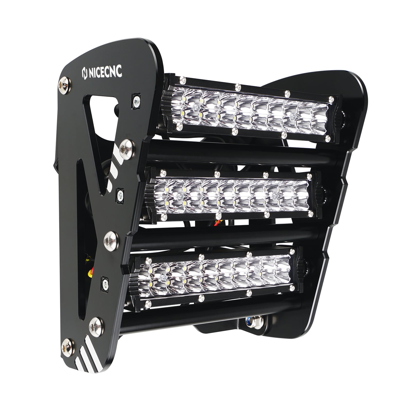 ATV Front Bumper w/LED Lights Bar Kit For Yamaha Raptor 700 700R 2013-2026