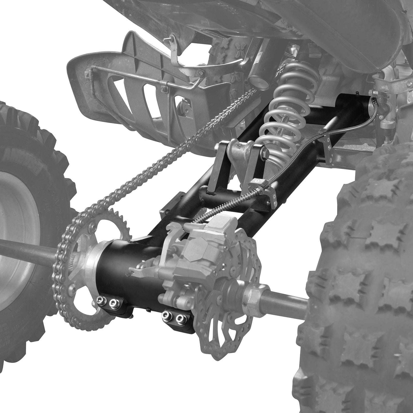 ATV Extended +6" Length Rear Swingarm For Yamaha Raptor 700 700R 2006-2026