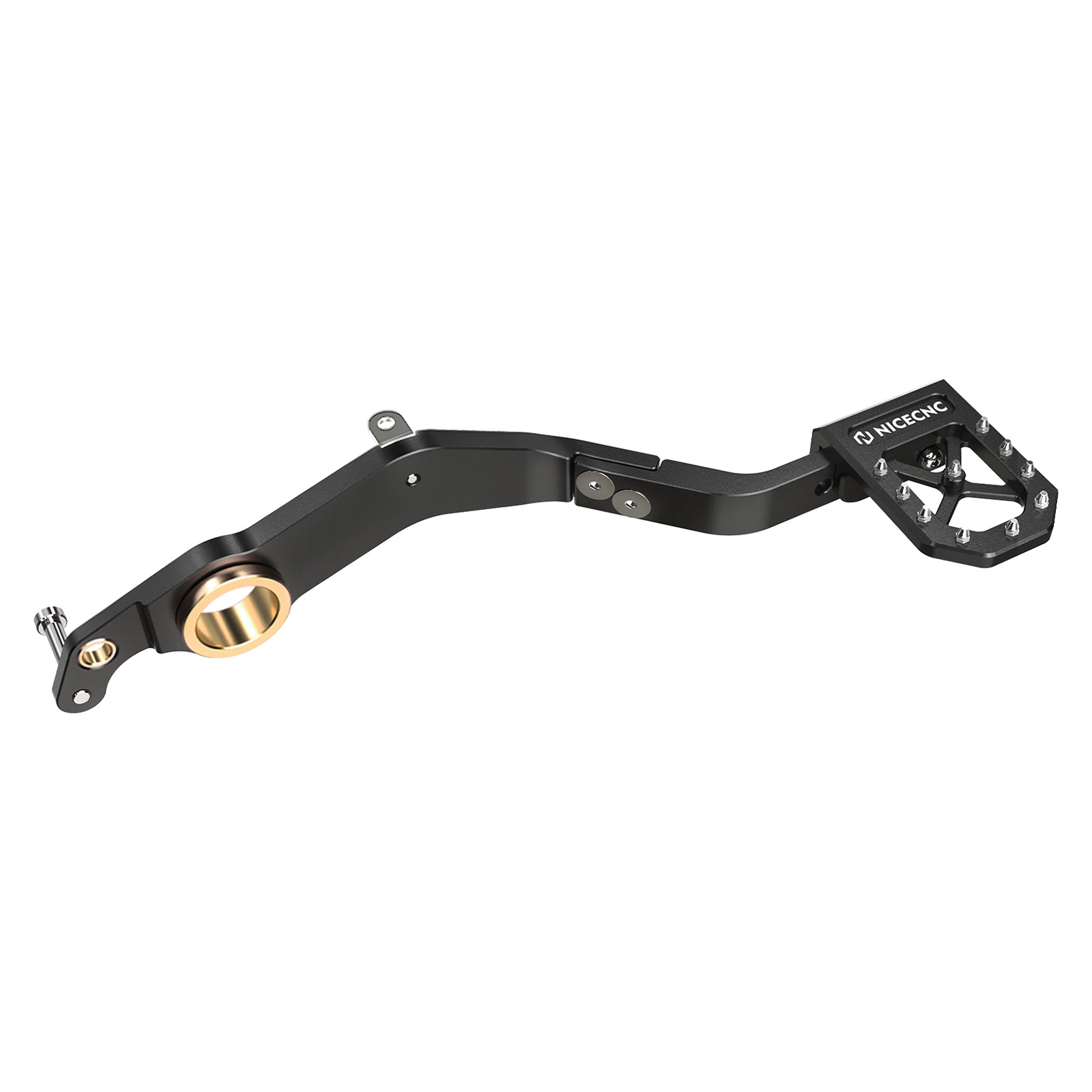 ATV Folding Shift Lever + Adjustable Rear Foot Brake Pedal For Yamaha Raptor 700 R 13-26