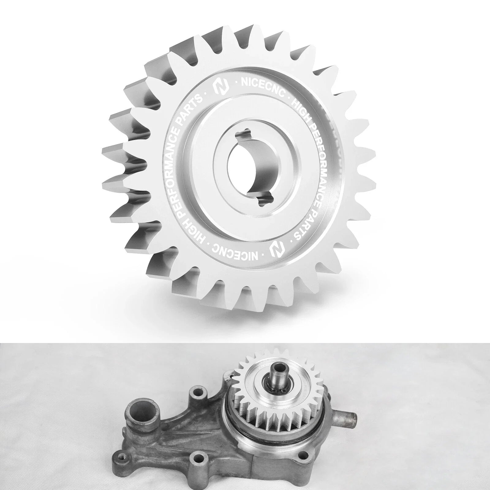 ATV 26 Teeth Water Pump Drive Gear Impeller Shaft For Yamaha Raptor 700 R 2006-2026
