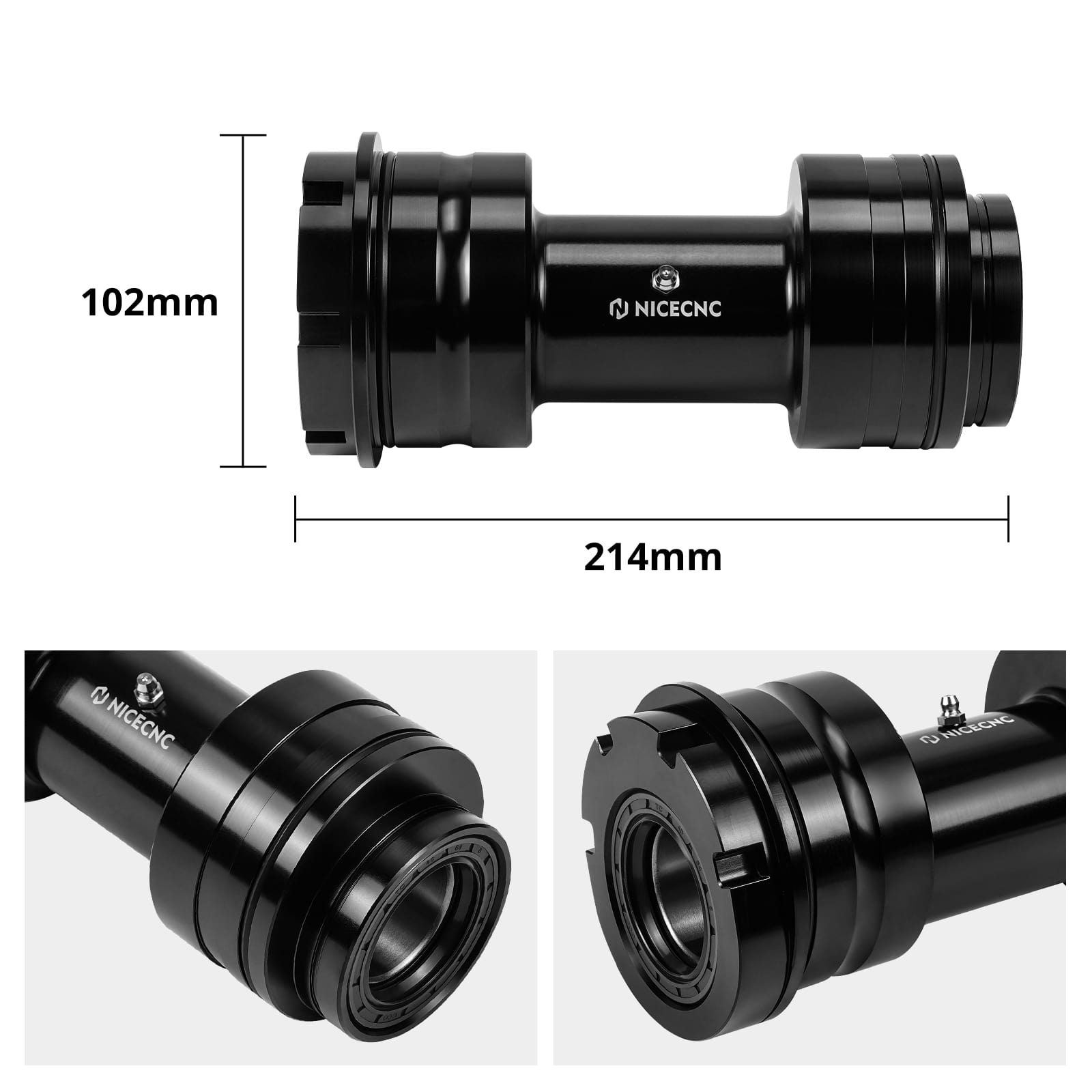 ATV Rear Axle Bearing Carrier Hub Housing For Yamaha Raptor 700 700R 2013-2026