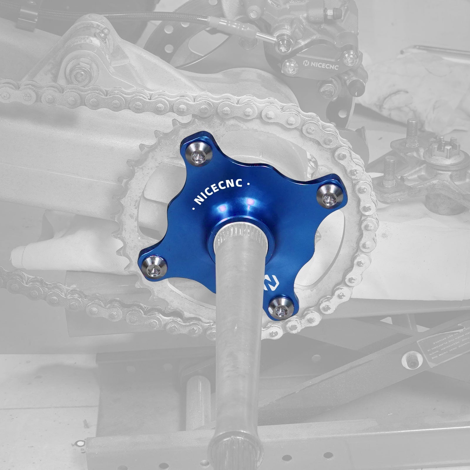 ATV Rear Wheel Axle Collar Sprocket Hub For Yamaha Raptor 700 700R
