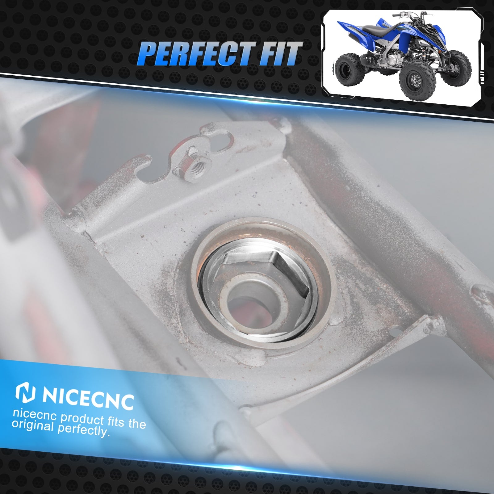 ATV Steering Stem Bearing Holder Nut For Yamaha YFZ450R / SE Banshee 350