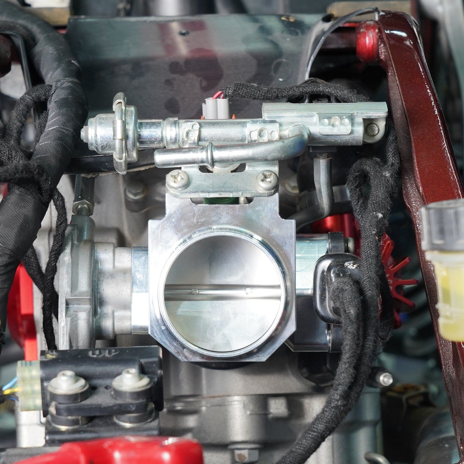 ATV 50MM Diameter Throttle Body Assembly Kit For Yamaha Raptor 700 700R
