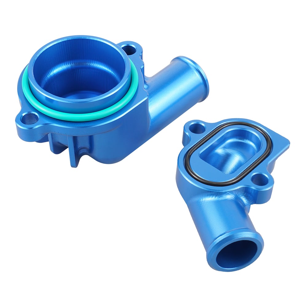 Inlet Outlet Water Pump Joint Thermostat Housing Cover For Yamaha Raptor 700 R 06-26