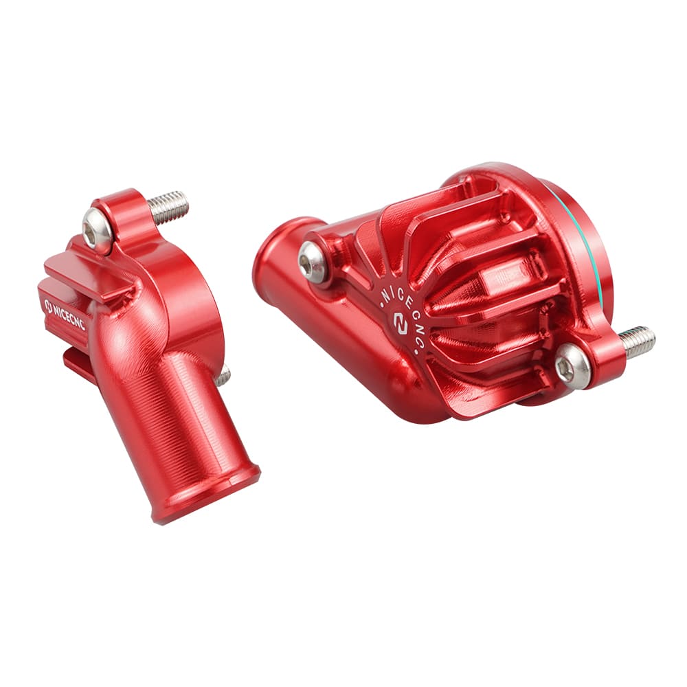Inlet Outlet Water Pump Joint Thermostat Housing Cover For Yamaha Raptor 700 R 06-26