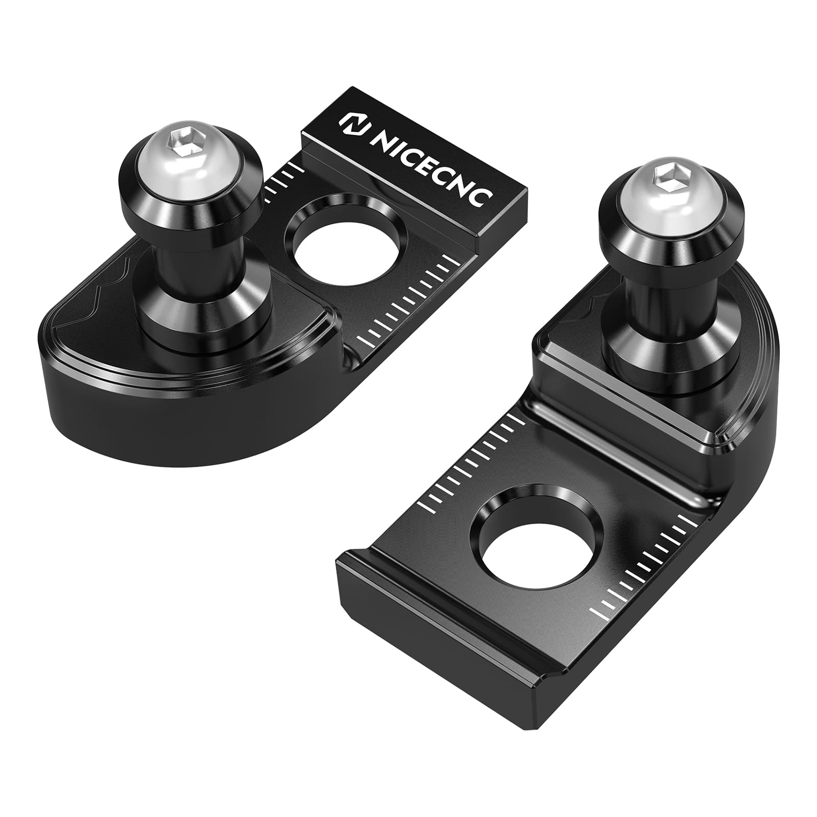Chain Adjuster Blocks Swingarm Spools for Yamaha Tenere 700 2019-2024