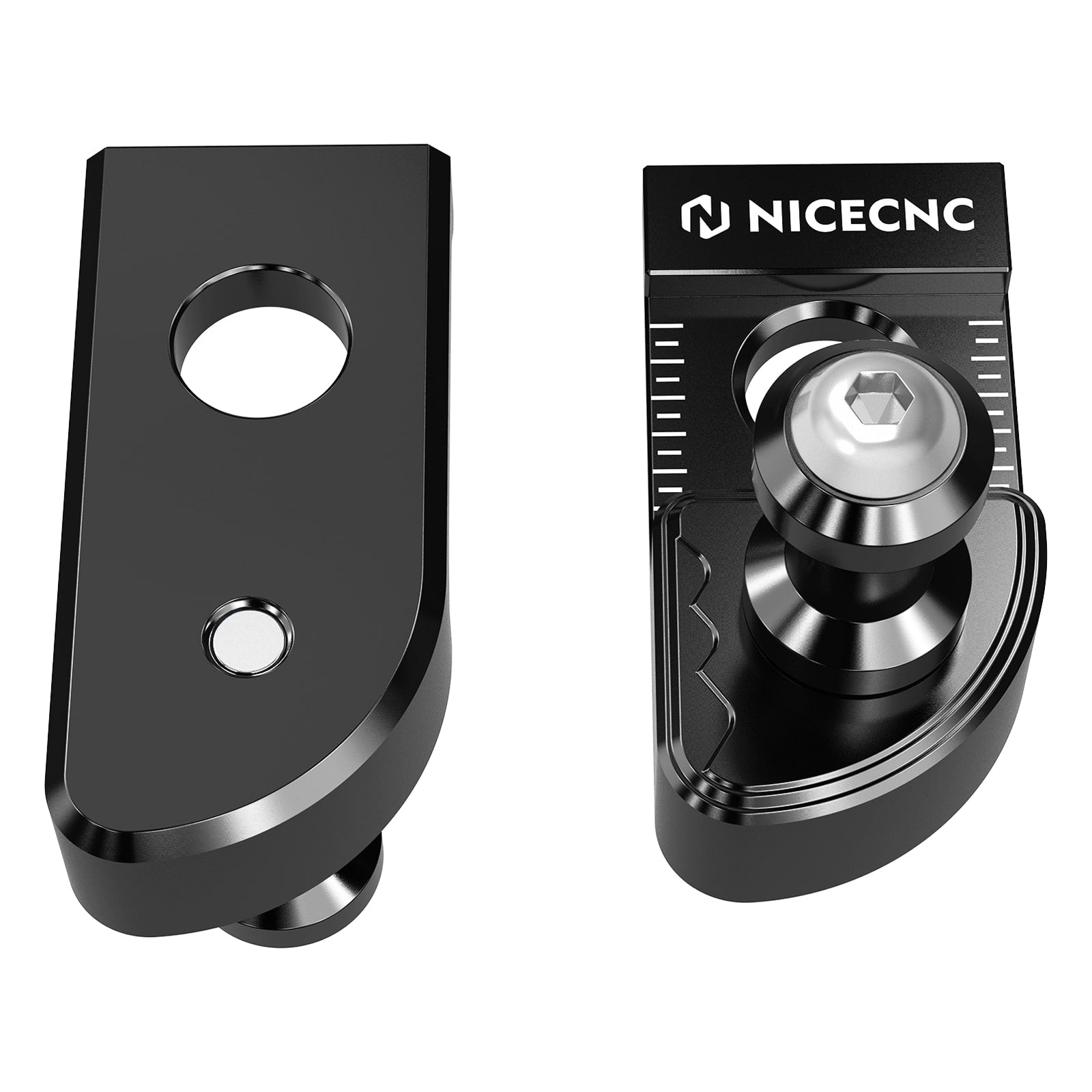 Chain Adjuster Blocks Swingarm Spools for Yamaha Tenere 700 2019-2024