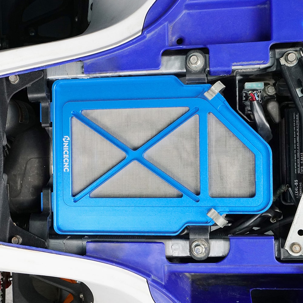 High Flow ATV Air Filter Intake w/ Adapter Kit For Yamaha YFZ450R 2009-2024