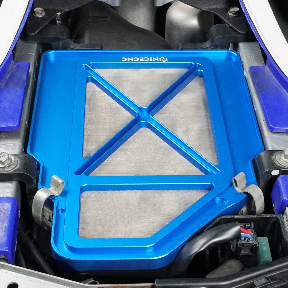 ATV High-Flow Air Filter Intake Cleaner Airbox Lid Cover Kit For Yamaha YFZ450R