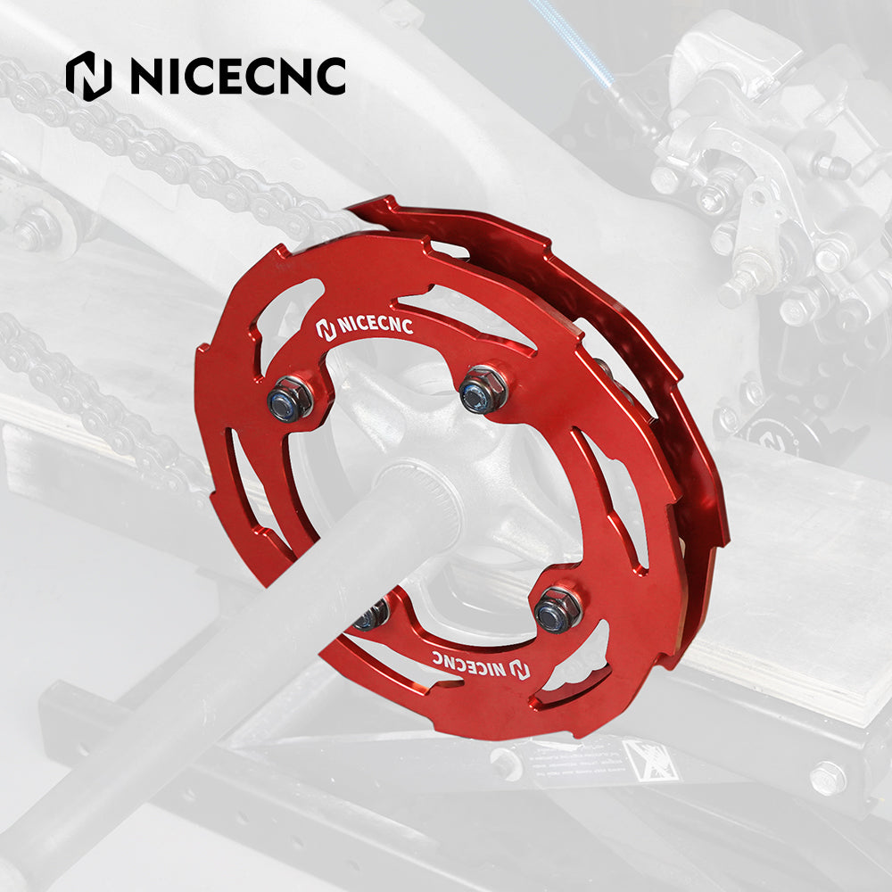 ATV Rear Wheel Dual Sprocket Covers Chain Guards For Yamaha YFZ450R
