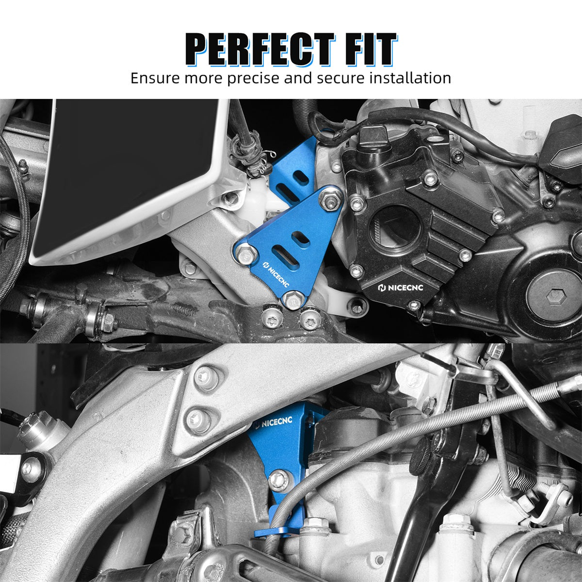 ATV Engine Mounting Bracket Stay Holder Kit For Yamaha YFZ450R 2009-2025