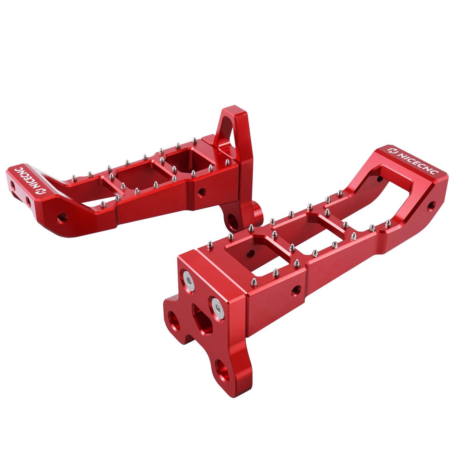 ATV Foot Pegs Footrest Pedals Assembly Kit For Yamaha YFZ450R YFZ450X