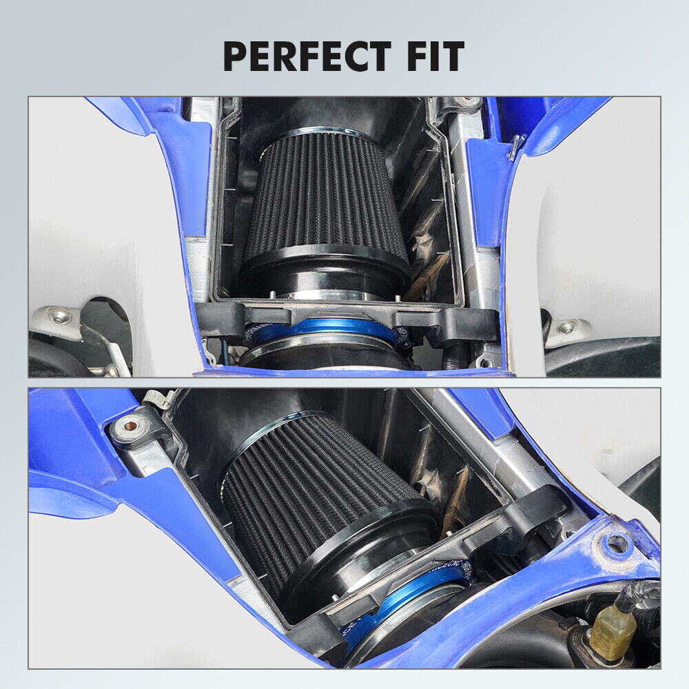 ATV High-Flow Air Filter Intake Cleaner Airbox Lid Cover Kit For Yamaha YFZ450R